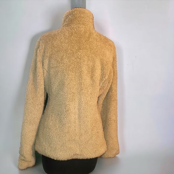 Patagonia fleece jacket tan size womans small - Picture 6 of 8